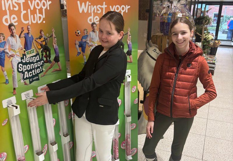 28-02-26 Vandaag staat manege De Driesporen centraal bij de Poiesz Jeugd Sponsor Actie. Foto: Mariska Pals