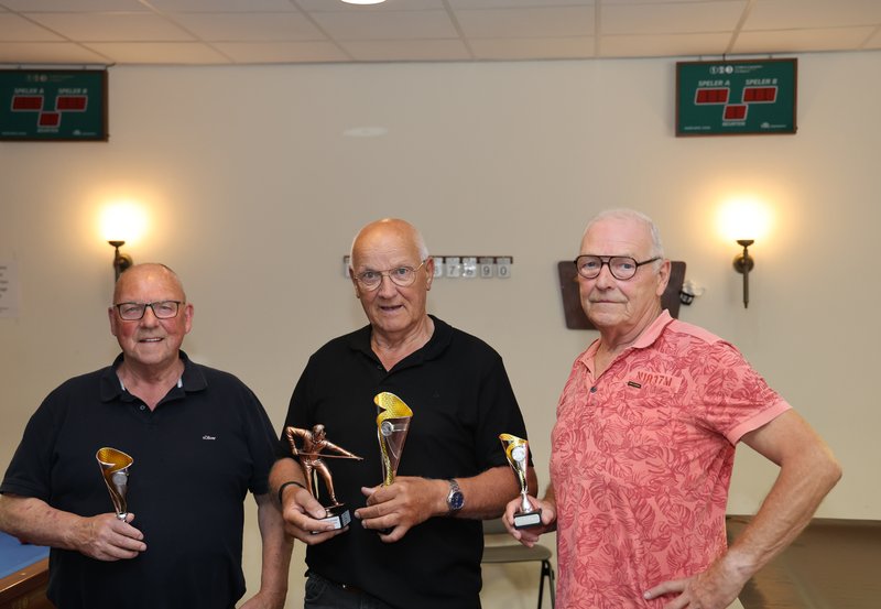 24-08-26 Kampioenen biljarten 'De Bolster'. Foto: Freek Moorlag Onstwedde.info