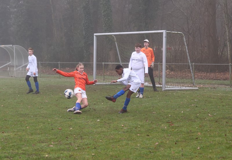 21-03-26 Onstwedder Boys 1JM JO12 - ASVB 1JM JO12. Foto: Freek Moorlag Onstwedde.info