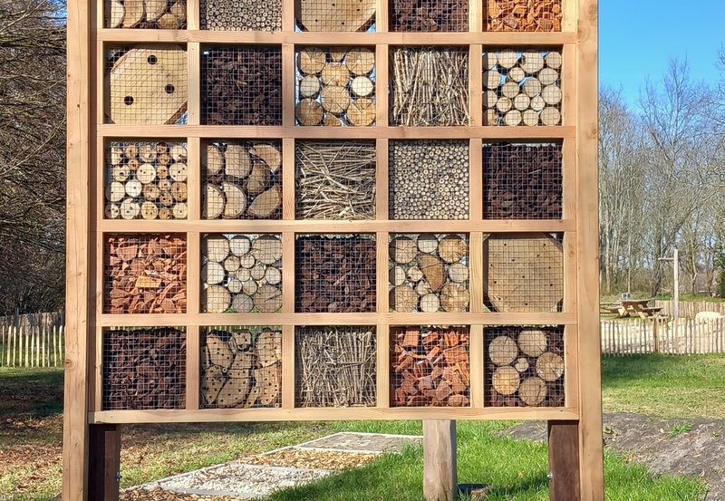 21-03-26 Ontdek het Park Kampvennen met het insectenhotel. Foto: Roelie Knigge Onstwede.info